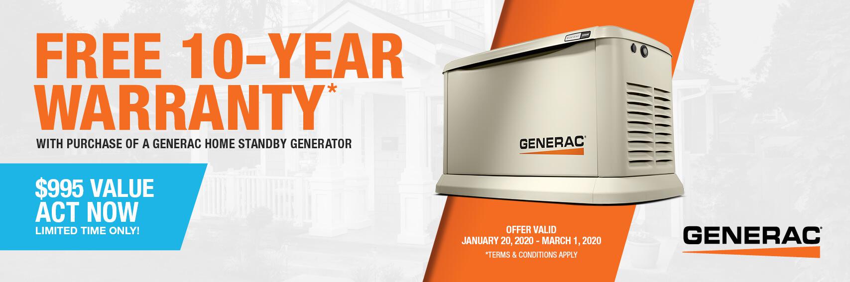 Homestandby Generator Deal | Warranty Offer | Generac Dealer | Shelley, ID
